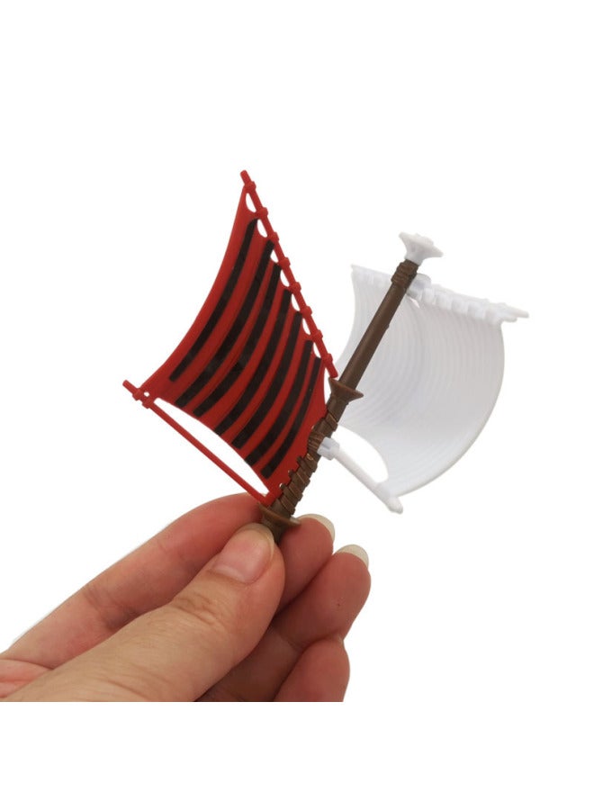 Qy Pirate Ship Model Assembly Ornament Sunny Boy Diy Toy Boys Educational Creative Building Blocks Toy-Color:Lucky Forever Swing Ship 【electric Assembly】】 - Image 2