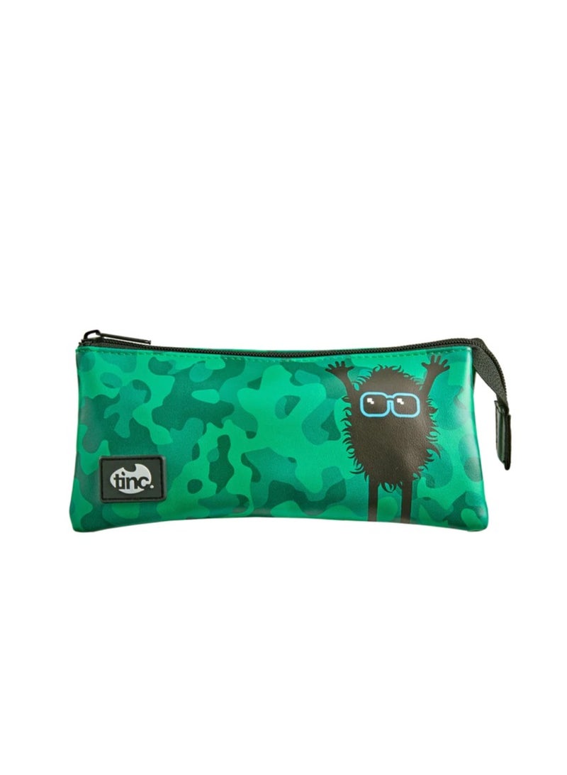 Tinc Green Camouflage Pencil Case Novelty - Image 1