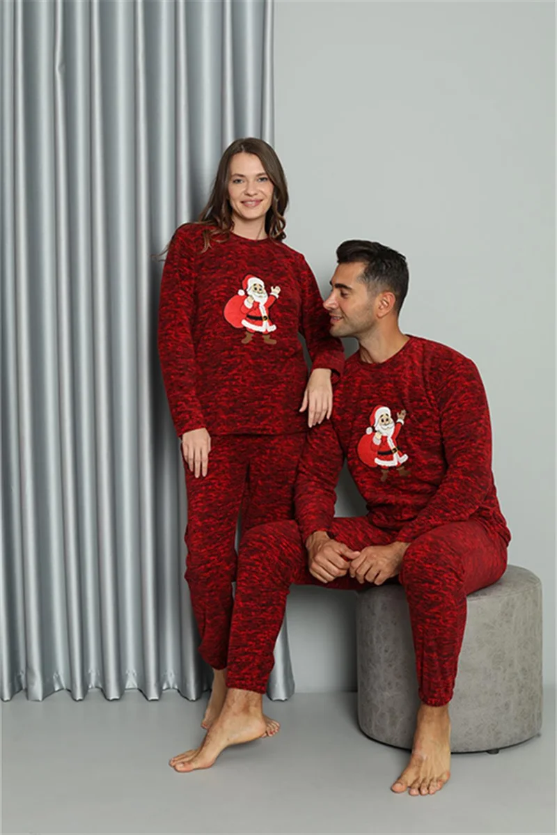 Akbeniz Welsoft Men's Polar Lover Combination Pajama Set 50124 Price is for One Set
