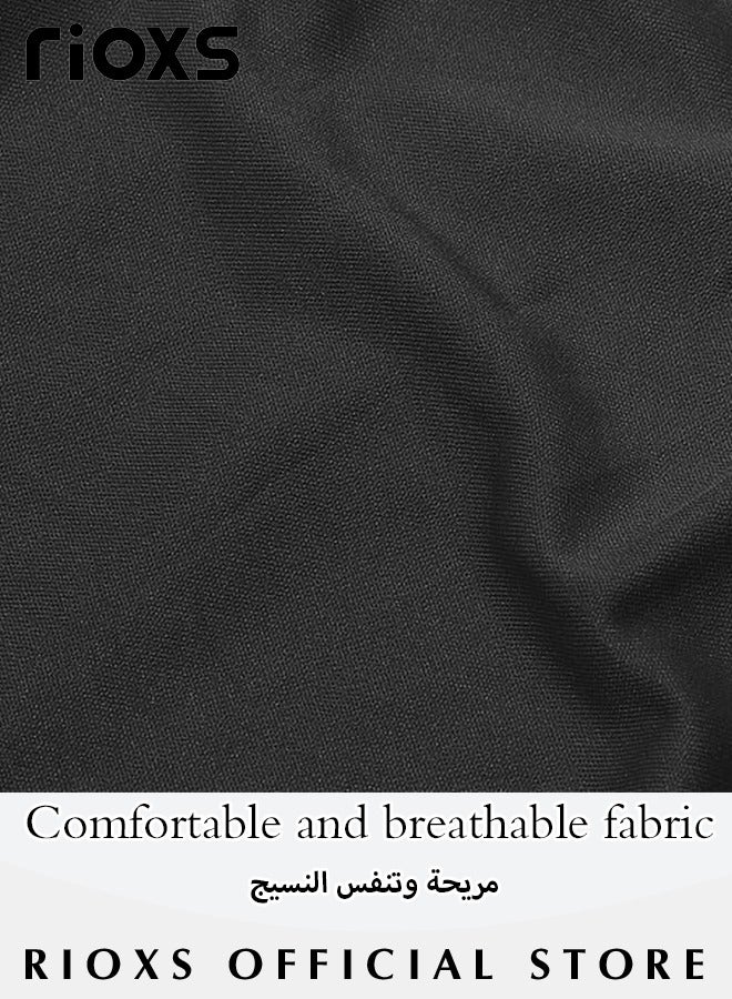 Men's Summer Beach Shorts,Quick Dry Athletic Sweatshorts,Elastic Waist Drawstring Shorts With Pockets,Casual Board Shorts,Shorts For Gym Swimming Beach image 5