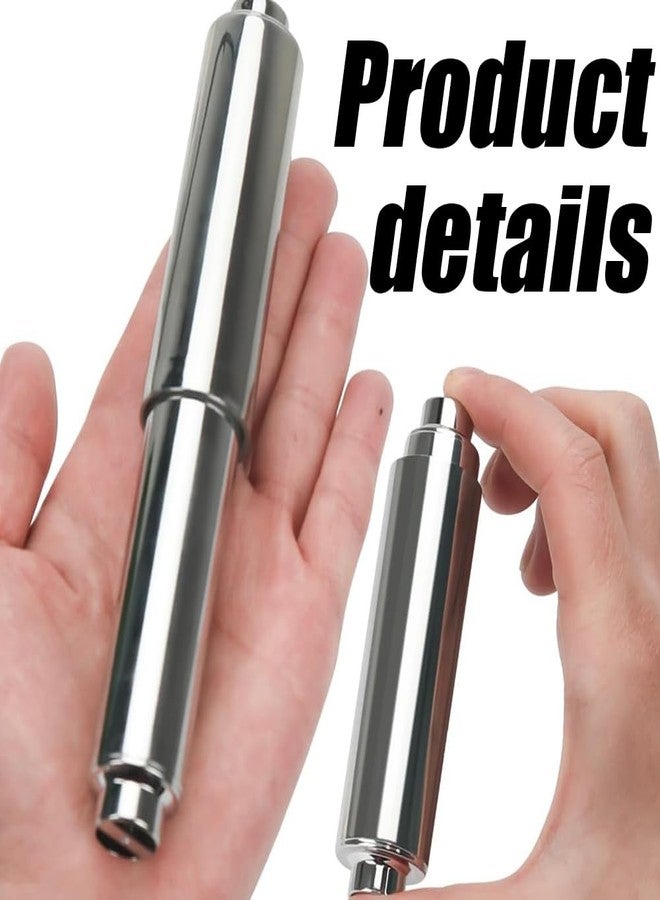 Quweiz 3 Pcs Toilet Paper Holder Roller Replacement, Stainless Steel Toilet Paper Spring Rod, Toilet Paper Holder Roller - Image 3
