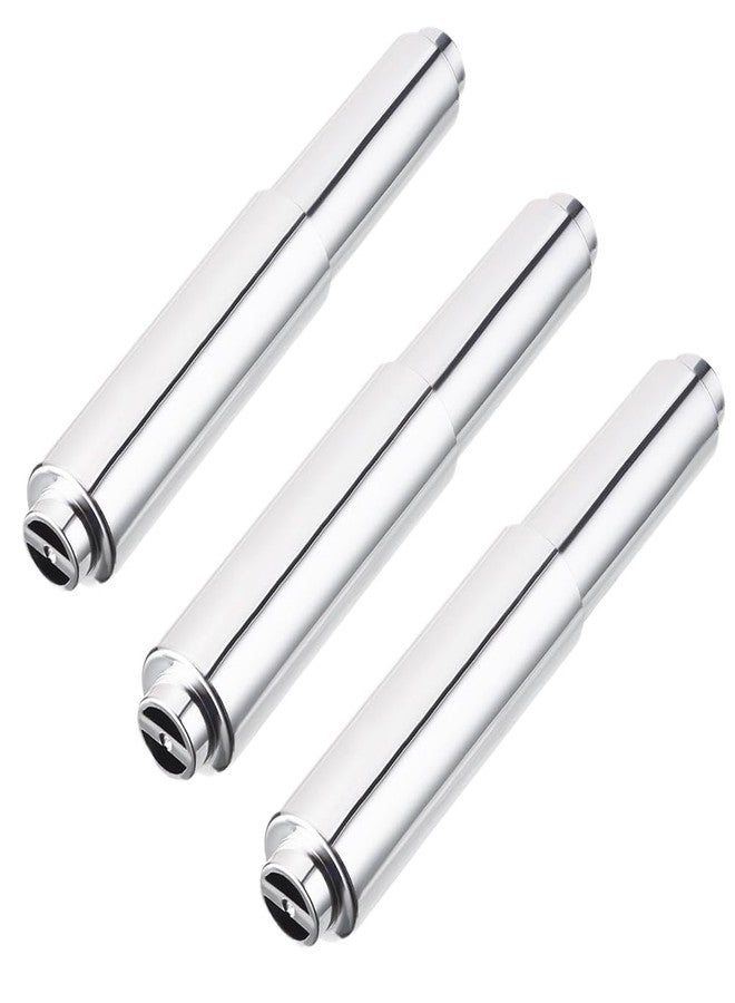 Quweiz 3 Pcs Toilet Paper Holder Roller Replacement, Stainless Steel Toilet Paper Spring Rod, Toilet Paper Holder Roller - Image 1
