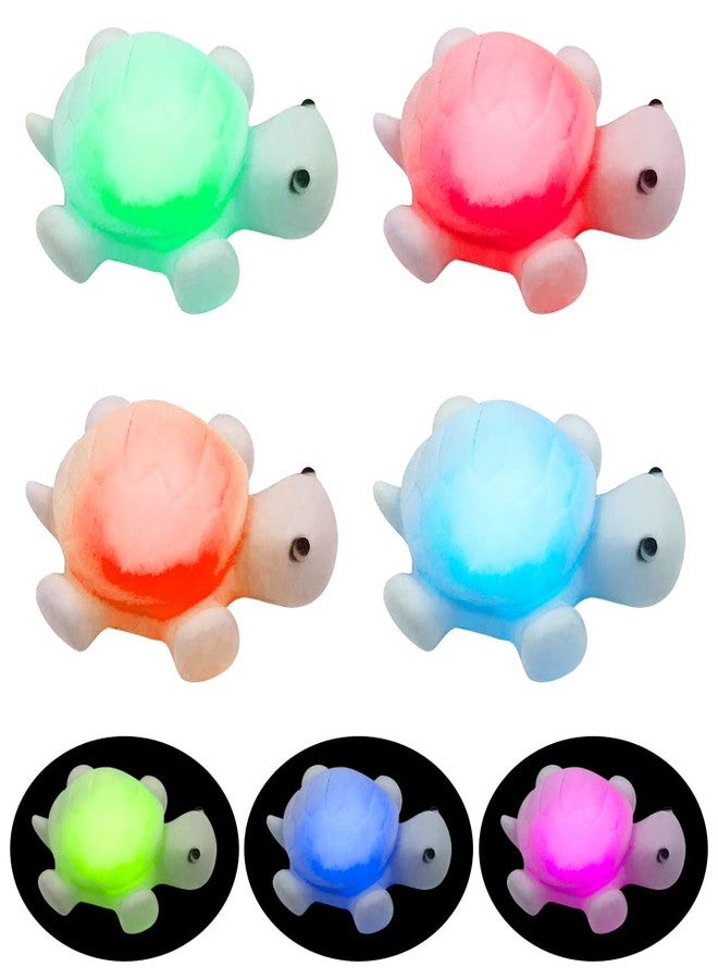 AFUNTA 4 PCS Cute Turtle Night Lights, 7 Color Changing 3D LED Lamp for Kids Room, Christmas Home Decor Gift - Image 3