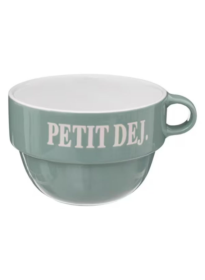 de Gourmet Colorama Jumbo Stackable Breakfast Cup Mint 620ml