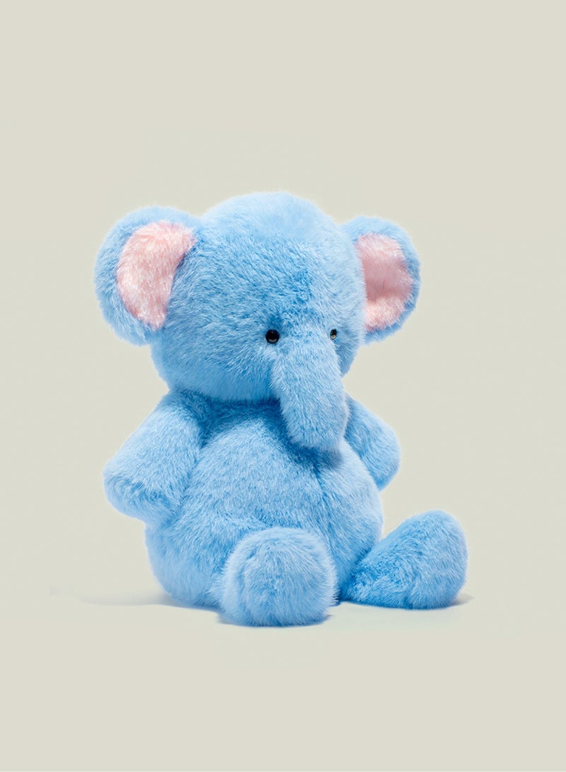 30cm Wonderful Blue Elephant Plush Toy Pillow, Super Soft Elephant Comfort Doll Plush Toy, Suitable for Boys and Girls Birthday Gifts - Image 2