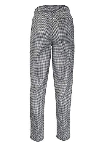 Natural Uniforms Classic Houndstooth 6 Pocket Chef Pants with Multi-Pack QTYS Available (1, Large) - Image 4