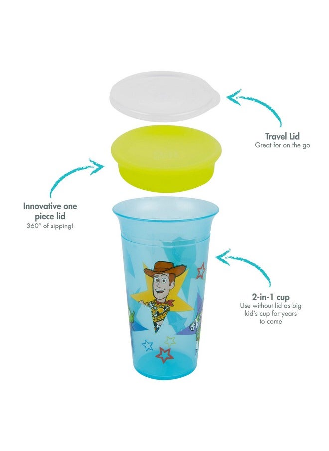the FIRST years - Toy Story 2 In 1 Spoutless Cup Transitions To Open Toddler Cup Multicolor - Image 1