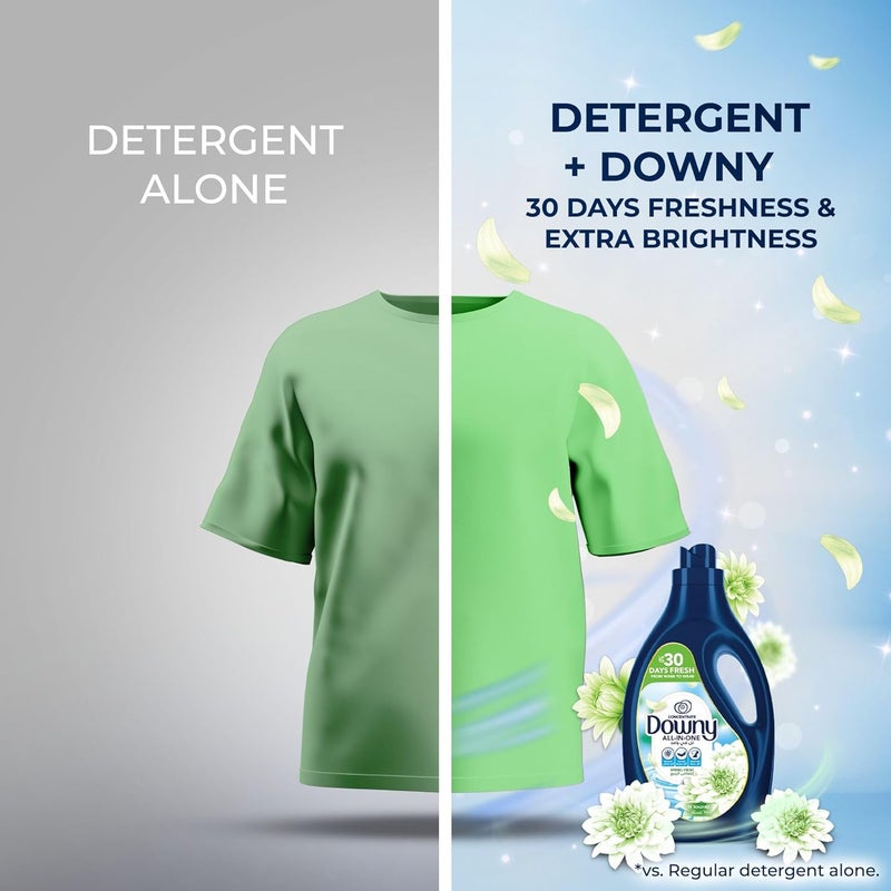 Downy Spring Fresh All-in-One Fabric Softener Concentrate 3L (Pack of 4) - Image 5