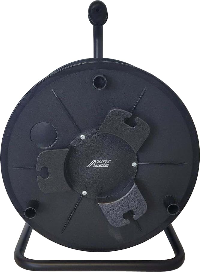 AUDIO 2000'S Audio2000'S ADC271CB Deluxe Portable Cable Reel/Cord Reel, Capacity: 720 feet of 6mm Cable/Cord - Image 2