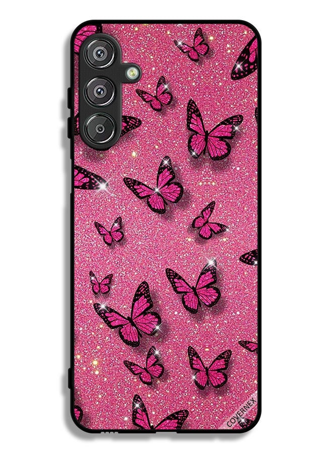Covernex Samsung Galaxy A16 4G Protective Case Cover Glitters & Butterflies - Image 1