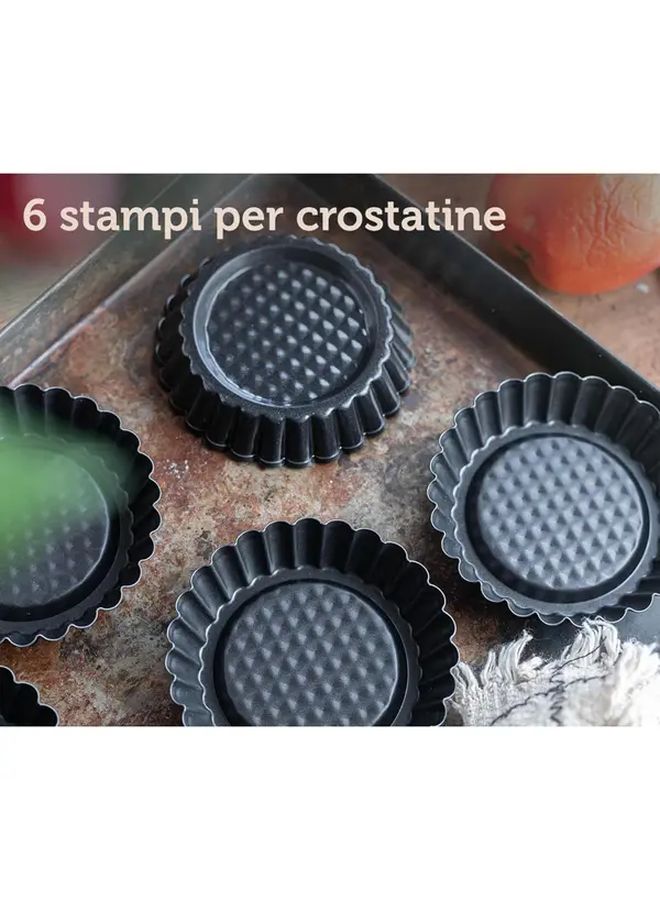 12 Pcs 3 Inch Carbon Steel Non Stick Tart Molds Oven Safe Round Mini Pie Pans - Image 3
