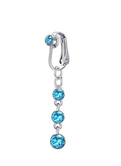 6 pcs piercing free Belly  Ring for Women  Clip On Belly Button Rings crystal blue Navel Ring Non Piercing body jewelry for girls - pzsku/Z6F90D60A84FD222FDB0FZ/45/_/1740101381/592a4367-82f5-47f4-a128-277771546be1