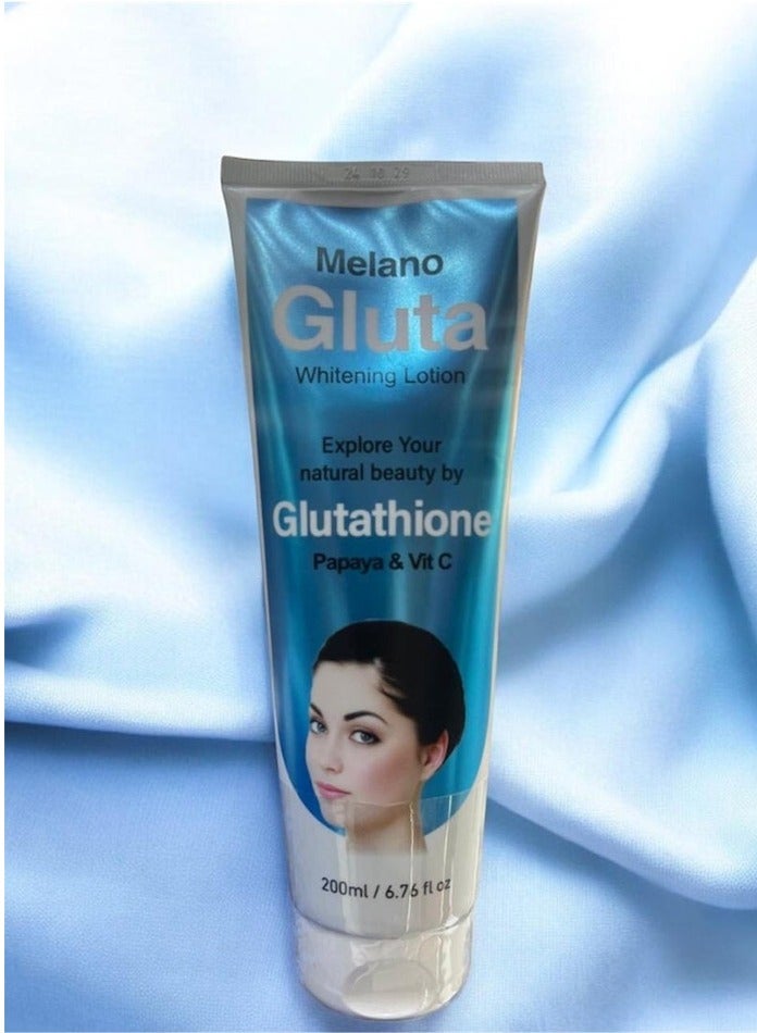 ميلانو لوشن الجلوتاثيون للتبييض مع البابايا وفيتامين سي 200 مل - Image 2