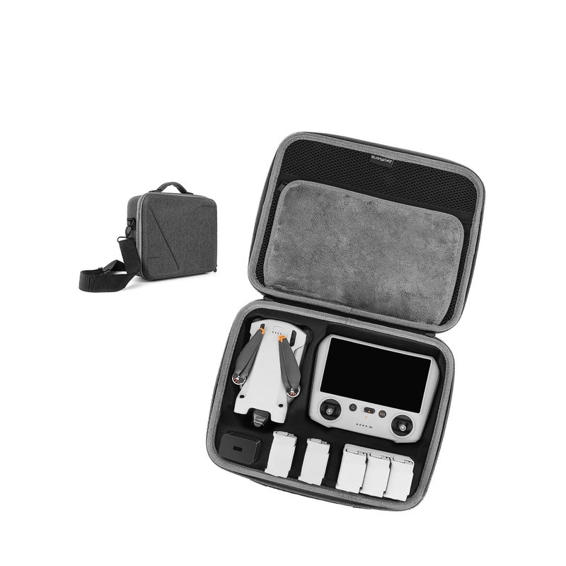 SOLARAE Mini 3 Pro Carrying Case Waterproof Storage Bag Hard Case Travel Bag All-in-1 Protective Box with Adjustable Shoulder Strap for DJI Mini 3 / Mini 3 Pro Accessories - Image 1