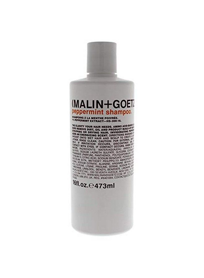 MALIN + GOETZ Shampoo Peppermint 16 Ounce - Image 1
