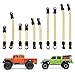 MEUS RACING SCX24 Links Metal High Clearance Chassis Links Steering Links Set for Axial SCX24 Gladiator AXI00005 124 RC CrawlerBrass - Image 2