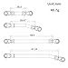 MEUS RACING SCX24 Links Metal High Clearance Chassis Links Steering Links Set for Axial SCX24 Gladiator AXI00005 124 RC CrawlerBrass - Image 4