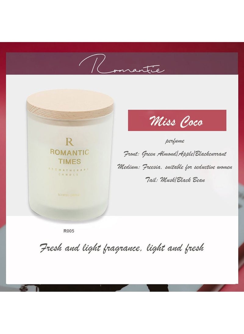 ROMANTIC TIMES Essential Oil Scented Candle Household Soy Wax Scented Mosquito Repellent Gift Scented Candle  - Image 1