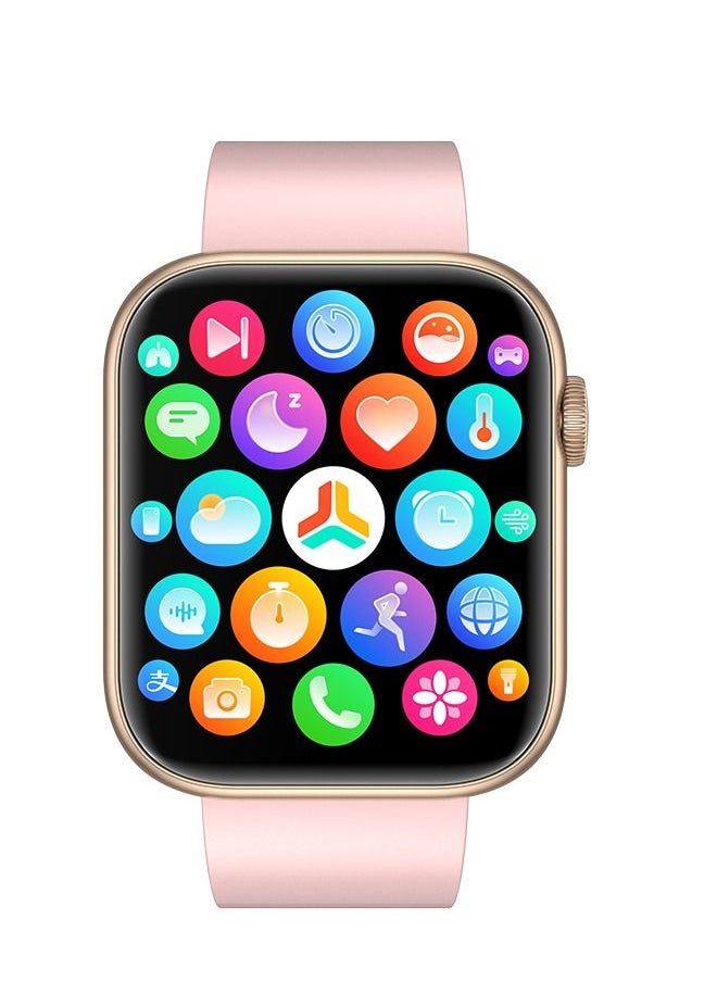 JOYFOCUS - Qx7 Smartwatch With 1.85 Inch Large Color Display TFT Touch Screen Smartwatch Pink - Image 1