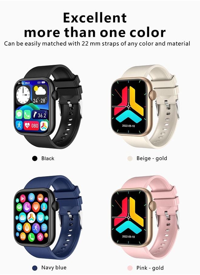 JOYFOCUS - Qx7 Smartwatch With 1.85 Inch Large Color Display TFT Touch Screen Smartwatch Pink - Image 1