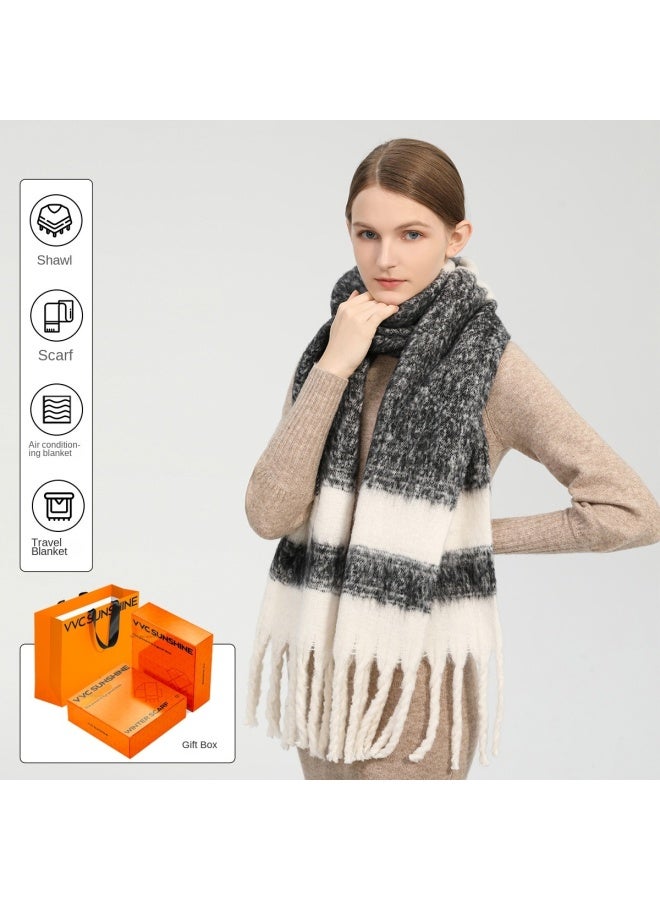VVC Valentine's Gift】women's Scarf - Versatile Fashion Shawl & Neck Wrap 2-in-1 Accessory - Image 2