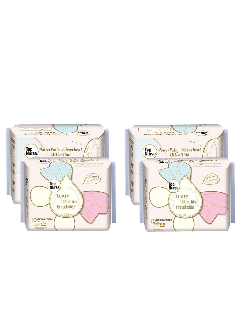 245/290/420mm ultra-thin cotton soft sanitary napkin for day and night use - Image 1