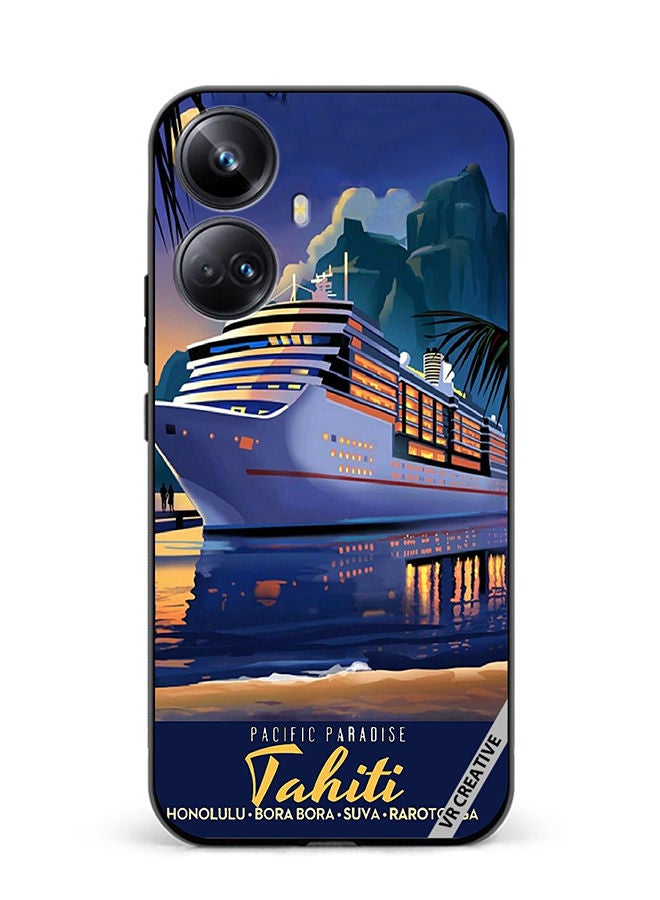 VR CREATIVE Protective Case Cover For Realme 10 Pro Plus Pacific Paradise Design Multicolour - Image 1