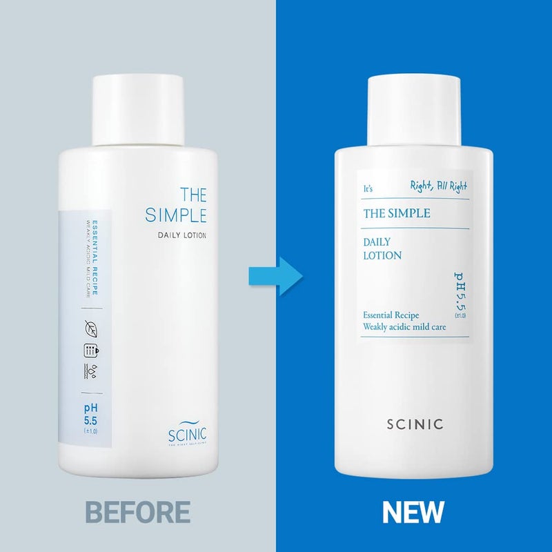 SCINIC The Simple Daily Face Lotion | Vegan, pH-Balanced Moisture Lotion with Madecassoside & Aloe Vera Leaf Juice | Korean Skin Care (8.79 fl.oz) - Image 2
