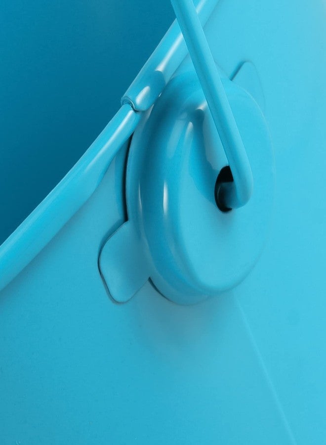 HAKZEON 10 عبوة دلو معدني صغير 4.72 × 4 بوصات، دلو معدني بمقبض، دلو معدني بمقبض للحرف والهدايا الحزبية، أزرق - Image 3