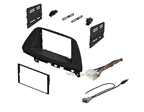 ASC Audio Install Kit for 2005-2010 Honda Odyssey Double Din Radio, Black ABS Wire Harness with Circular Connectors - Image 1