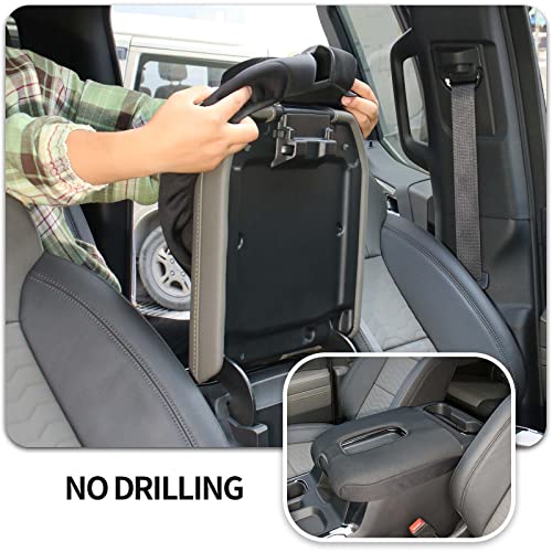 CheroCar Center Console Armrest Pad Cover Interior Accessories for Chevrolet Silverado 2019-2025,for Chevrolet Suburban 2020-2025,for Tahoe/GMC/Yukon 2021-2025,for Sierra 2019-2025 - Image 4