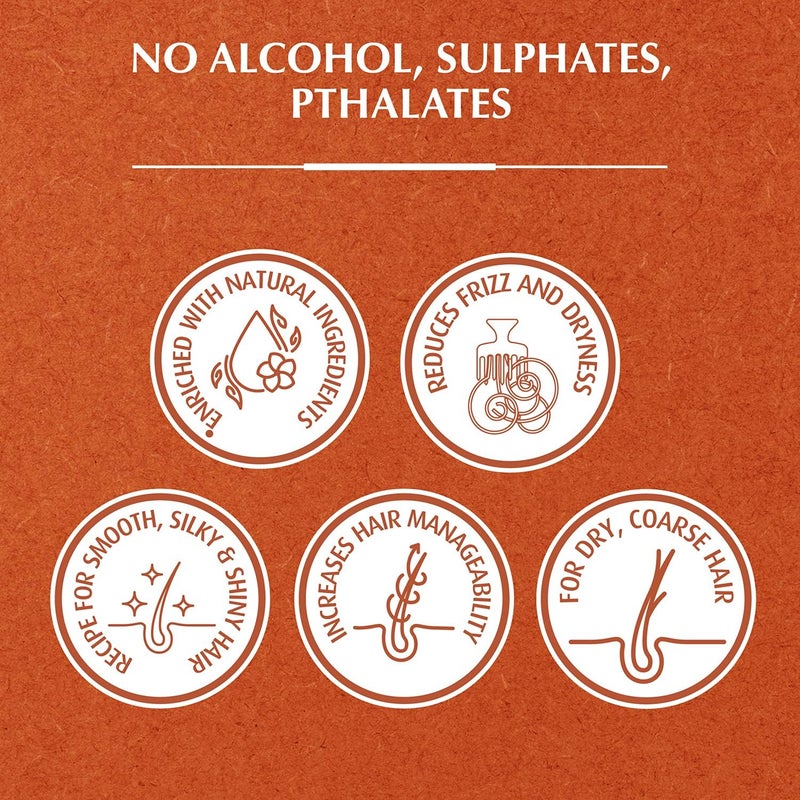 Vatika Naturals Soft & Silky Styling Hair Cream with Moroccan Argan - Value Pack of 2 (280ml) - Image 3