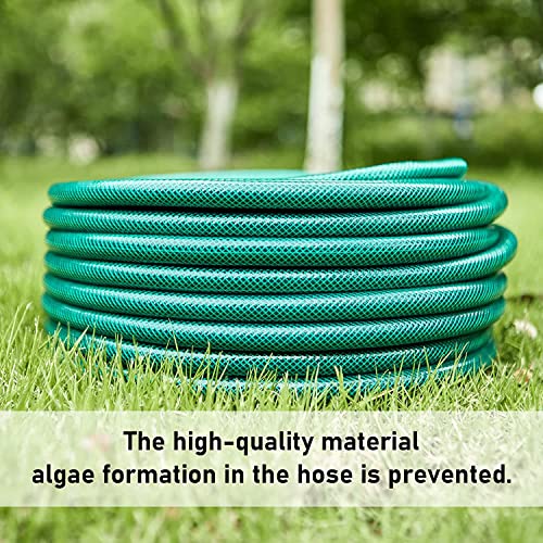 Episkey Heavy Duty Reinforced PVC Garden Hose Pipe 15M – 1/2 Inch Flexible Pressure Washer Pipe for Garden Watering, Car Wash, Pet Bathing & Home Cleaning – UV Resistant, Anti-Kink, Durable Water Hose - Image 3