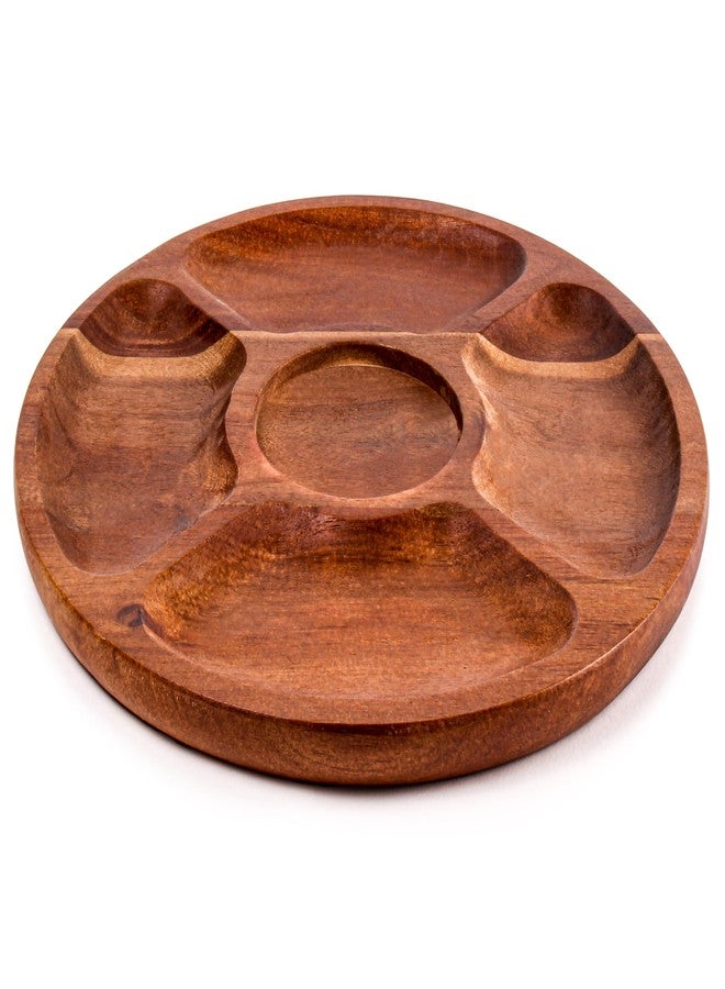 Berghoff Acacia Wood Serving Tray 13", Serving Snack, Fruit, Cheese, Veggies, Durable, Resusable, Pre-seasoned With Vegetable Oil, Brown - Image 3