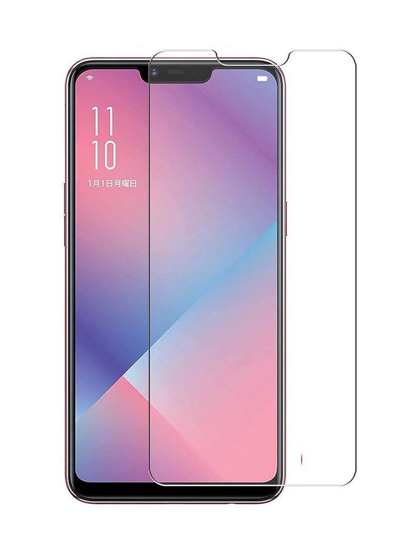 Super Tempered Glass Screen Protector Clear Designed For Oppo A5 (AX5) Full Screen Coverage And Bubble Free - Image 1