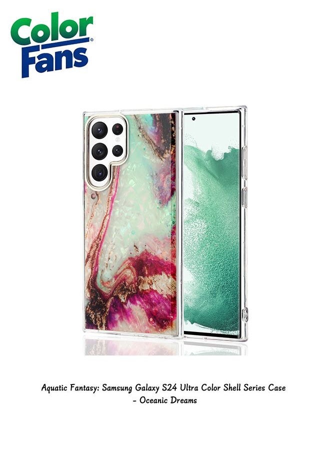 Color Fans - Aquatic Fantasy: Samsung Galaxy S24 Ultra Color Shell Series Case - Oceanic Dreams - Image 1
