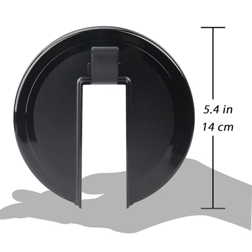 ziHenryDa 2 Pieces Brew Basket Lid for Technivorm Moccamaster 13114, Compatible with Moccamaster coffee machine brew baskets (Plastic, Black) - Image 3
