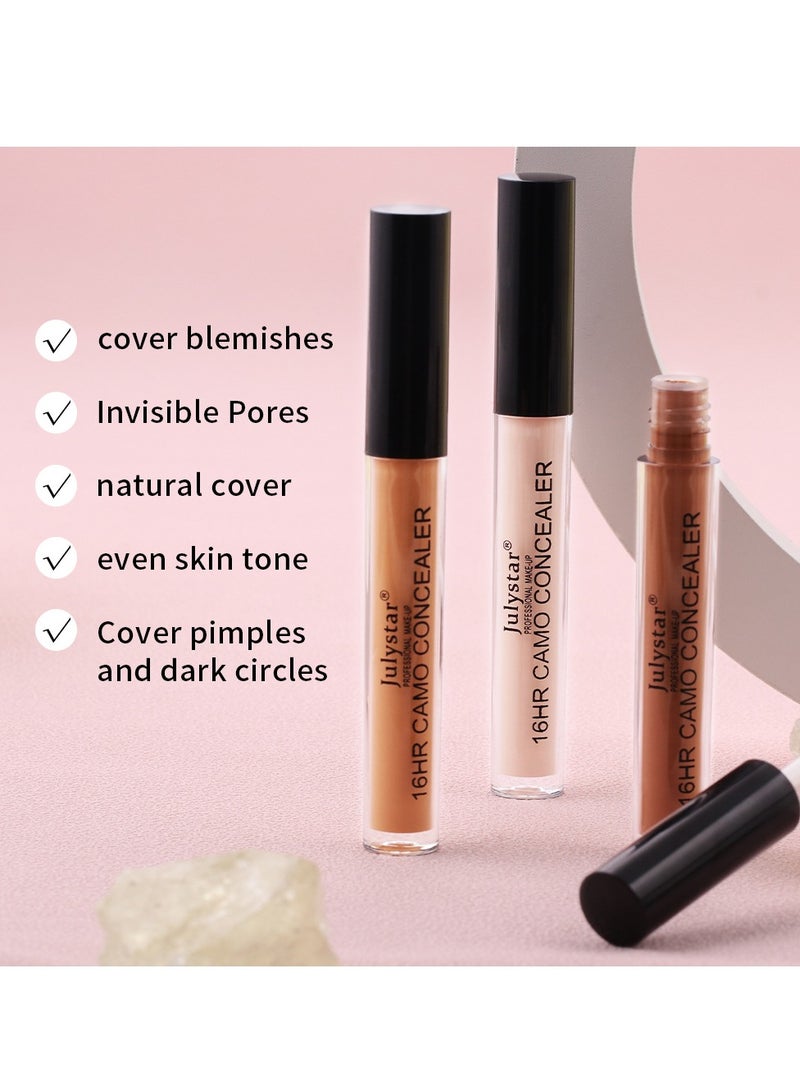 Julystar 16-Hour Camo Concealer – Long-Wearing Coverage for Flawless Skin - Image 4