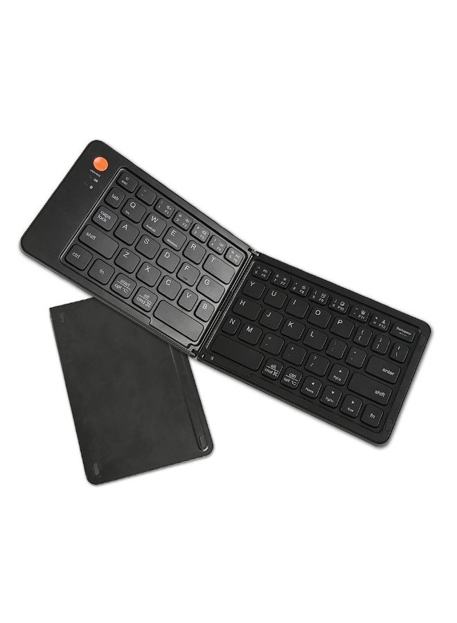 Wireless folding bluetooth keyboard, laptop mobile phone, office mini portable keypad, ultra-thin bluetooth keyboard for iOS Android Windows - Image 1
