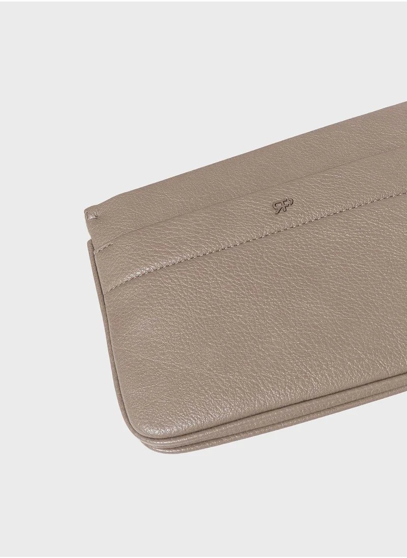 PARFOIS Logo Detailed Zip Over Crossbody