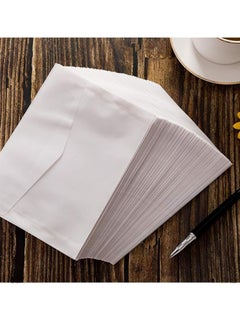 Oasisgalore Invitation Envelopes, 50 Pack of 4.9x6.89 Inch White Translucent Paper for Weddings, Invitations, Greetings, and Birthdays.  - Image 5