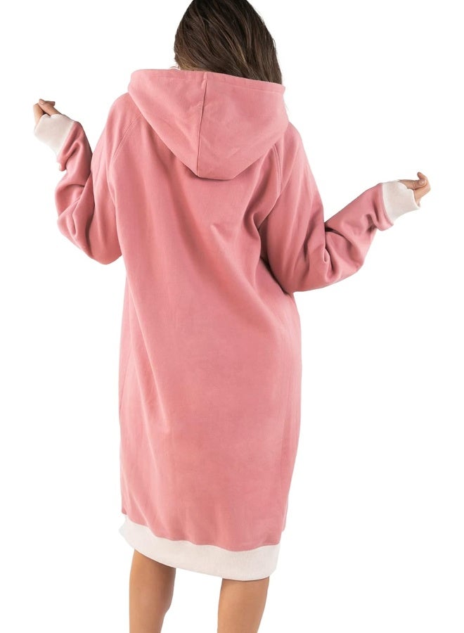 Lazy One Lazy One Oversized Hoodie Sweatshirt, Comfortable Sleepwear  - Image 2