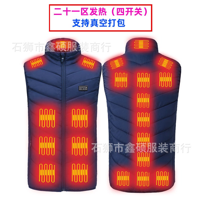 Dedicated New Heating Vest Usb Charging Intelligent Constant Temperature Electric Heating Vest Cold-Resistant Heating Clothes - Image 1