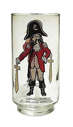 Vintage Drinking Glass Mcdonalds Captain Crook