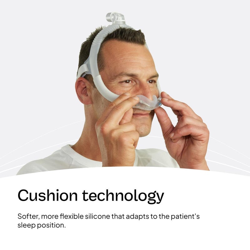 ResMed AirFit N30i Cushion - Nasal CPAP Mask Cushion Replacement - Soft Silicone - Quiet Venting - CPAP Supplies & Accessories - Medium - Image 3