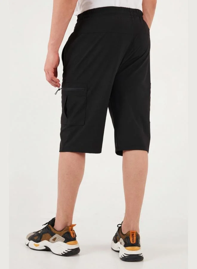Buratti  Buratti Elastic Waistband Pocket Cargo Shorts Men's SHORTS 693763 for Men | Best Price UAE