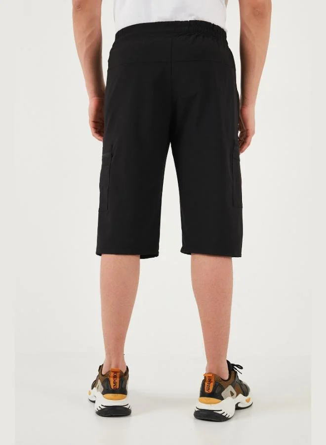 Buratti  Buratti Elastic Waistband Pocket Cargo Shorts Men's SHORTS 693763 for Men | Best Price UAE