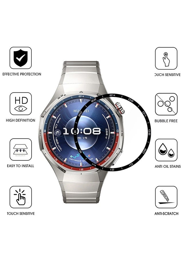 CATANES PMMA Screen Protector for Huawei Watch GT6 Pro - Durable Circular Screen Guard - Image 3