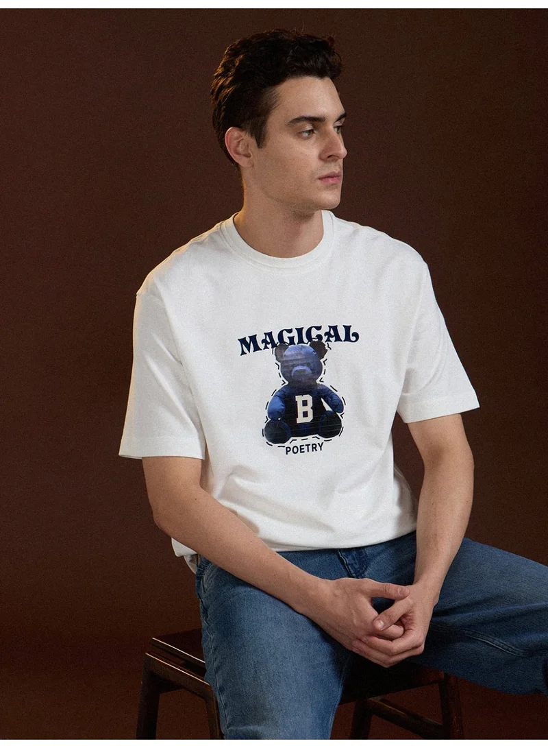 THE BEAR HOUSE  Men’s Cotton T-Shirt – Soft, Breathable & Comfortable, Perfect for Casual Wear, Ideal for Everyday & Summer for Men | Best Price UAE