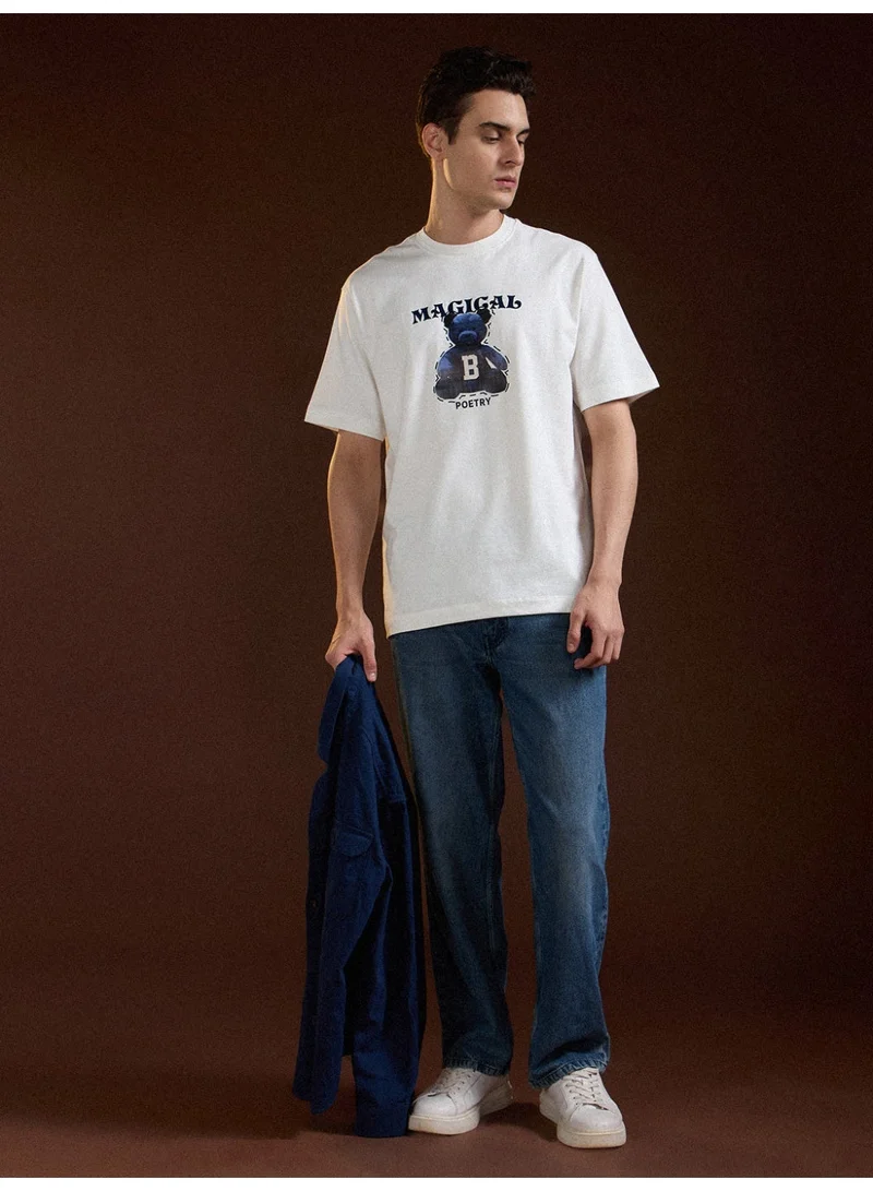 THE BEAR HOUSE  Men’s Cotton T-Shirt – Soft, Breathable & Comfortable, Perfect for Casual Wear, Ideal for Everyday & Summer for Men | Best Price UAE